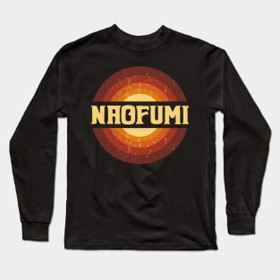 Vintage Proud Name Naofumi Anime Gifts Circle Long Sleeve T-Shirt